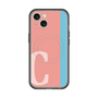 スリムプロテクションプレミアムケース with MagSafe［ オリジナル - initial color line - C pink ］