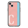 スリムプロテクションプレミアムケース with MagSafe［ オリジナル - initial color line - C pink ］