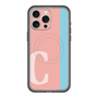 スリムプロテクションプレミアムケース with MagSafe［ オリジナル - initial color line - C pink ］