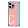 スリムプロテクションプレミアムケース with MagSafe［ オリジナル - initial color line - C pink ］