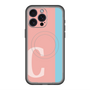 スリムプロテクションプレミアムケース with MagSafe［ オリジナル - initial color line - C pink ］