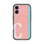 スリムプロテクションプレミアムケース with MagSafe［ オリジナル - initial color line - C pink ］