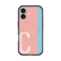 スリムプロテクションプレミアムケース with MagSafe［ オリジナル - initial color line - C pink ］