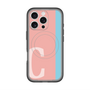 スリムプロテクションプレミアムケース with MagSafe［ オリジナル - initial color line - C pink ］