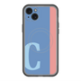スリムプロテクションプレミアムケース with MagSafe［ オリジナル - initial color line - C blue ］