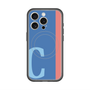 スリムプロテクションプレミアムケース with MagSafe［ オリジナル - initial color line - C blue ］