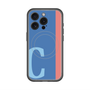 スリムプロテクションプレミアムケース with MagSafe［ オリジナル - initial color line - C blue ］