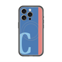 スリムプロテクションプレミアムケース with MagSafe［ オリジナル - initial color line - C blue ］