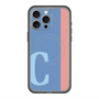 スリムプロテクションプレミアムケース with MagSafe［ オリジナル - initial color line - C blue ］