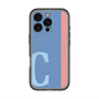 スリムプロテクションプレミアムケース with MagSafe［ オリジナル - initial color line - C blue ］