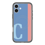 スリムプロテクションプレミアムケース with MagSafe［ オリジナル - initial color line - C blue ］