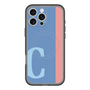 スリムプロテクションプレミアムケース with MagSafe［ オリジナル - initial color line - C blue ］