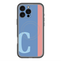 スリムプロテクションプレミアムケース with MagSafe［ オリジナル - initial color line - C blue ］