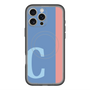 スリムプロテクションプレミアムケース with MagSafe［ オリジナル - initial color line - C blue ］