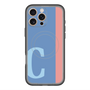 スリムプロテクションプレミアムケース with MagSafe［ オリジナル - initial color line - C blue ］