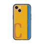 スリムプロテクションプレミアムケース with MagSafe［ オリジナル - initial color line - C orange ］