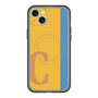 スリムプロテクションプレミアムケース with MagSafe［ オリジナル - initial color line - C orange ］
