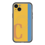 スリムプロテクションプレミアムケース with MagSafe［ オリジナル - initial color line - C orange ］