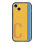 スリムプロテクションプレミアムケース with MagSafe［ オリジナル - initial color line - C orange ］