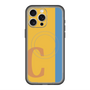 スリムプロテクションプレミアムケース with MagSafe［ オリジナル - initial color line - C orange ］