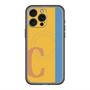 スリムプロテクションプレミアムケース with MagSafe［ オリジナル - initial color line - C orange ］
