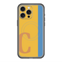 スリムプロテクションプレミアムケース with MagSafe［ オリジナル - initial color line - C orange ］