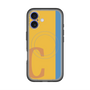 スリムプロテクションプレミアムケース with MagSafe［ オリジナル - initial color line - C orange ］