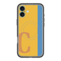 スリムプロテクションプレミアムケース with MagSafe［ オリジナル - initial color line - C orange ］