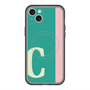 スリムプロテクションプレミアムケース with MagSafe［ オリジナル - initial color line - C green ］