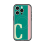スリムプロテクションプレミアムケース with MagSafe［ オリジナル - initial color line - C green ］