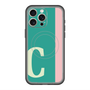 スリムプロテクションプレミアムケース with MagSafe［ オリジナル - initial color line - C green ］