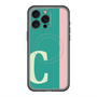 スリムプロテクションプレミアムケース with MagSafe［ オリジナル - initial color line - C green ］