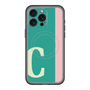 スリムプロテクションプレミアムケース with MagSafe［ オリジナル - initial color line - C green ］