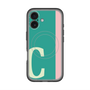 スリムプロテクションプレミアムケース with MagSafe［ オリジナル - initial color line - C green ］