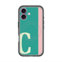 スリムプロテクションプレミアムケース with MagSafe［ オリジナル - initial color line - C green ］