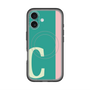 スリムプロテクションプレミアムケース with MagSafe［ オリジナル - initial color line - C green ］