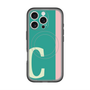 スリムプロテクションプレミアムケース with MagSafe［ オリジナル - initial color line - C green ］