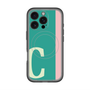 スリムプロテクションプレミアムケース with MagSafe［ オリジナル - initial color line - C green ］