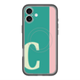 スリムプロテクションプレミアムケース with MagSafe［ オリジナル - initial color line - C green ］