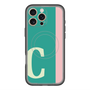 スリムプロテクションプレミアムケース with MagSafe［ オリジナル - initial color line - C green ］