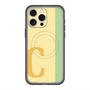 スリムプロテクションプレミアムケース with MagSafe［ オリジナル - initial color line - C yellow ］