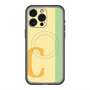 スリムプロテクションプレミアムケース with MagSafe［ オリジナル - initial color line - C yellow ］