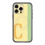 スリムプロテクションプレミアムケース with MagSafe［ オリジナル - initial color line - C yellow ］