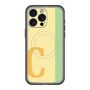 スリムプロテクションプレミアムケース with MagSafe［ オリジナル - initial color line - C yellow ］