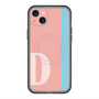 スリムプロテクションプレミアムケース with MagSafe［ オリジナル - initial color line - D pink ］