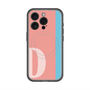 スリムプロテクションプレミアムケース with MagSafe［ オリジナル - initial color line - D pink ］