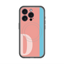 スリムプロテクションプレミアムケース with MagSafe［ オリジナル - initial color line - D pink ］
