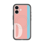スリムプロテクションプレミアムケース with MagSafe［ オリジナル - initial color line - D pink ］