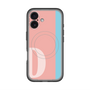 スリムプロテクションプレミアムケース with MagSafe［ オリジナル - initial color line - D pink ］