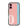 スリムプロテクションプレミアムケース with MagSafe［ オリジナル - initial color line - D pink ］